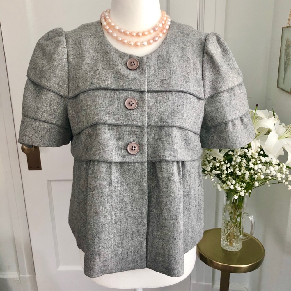 Anthropologie Sine Crop Jacket View 3